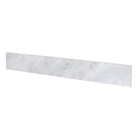 31" x 4" Carrara Marble Backsplash