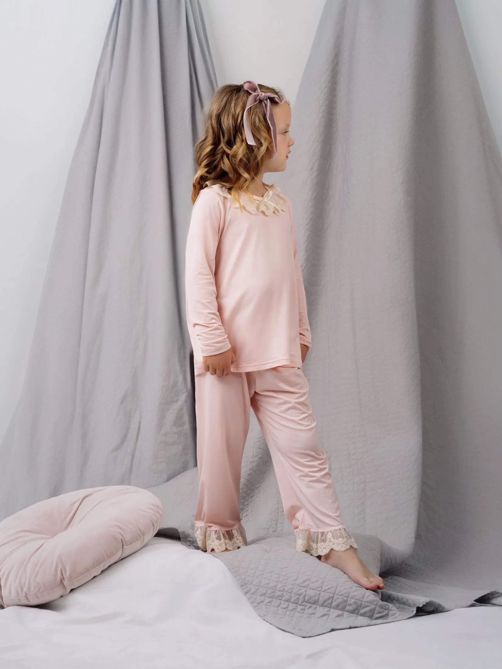 ALANA - GIRLS PYJAMA SET IN PINK