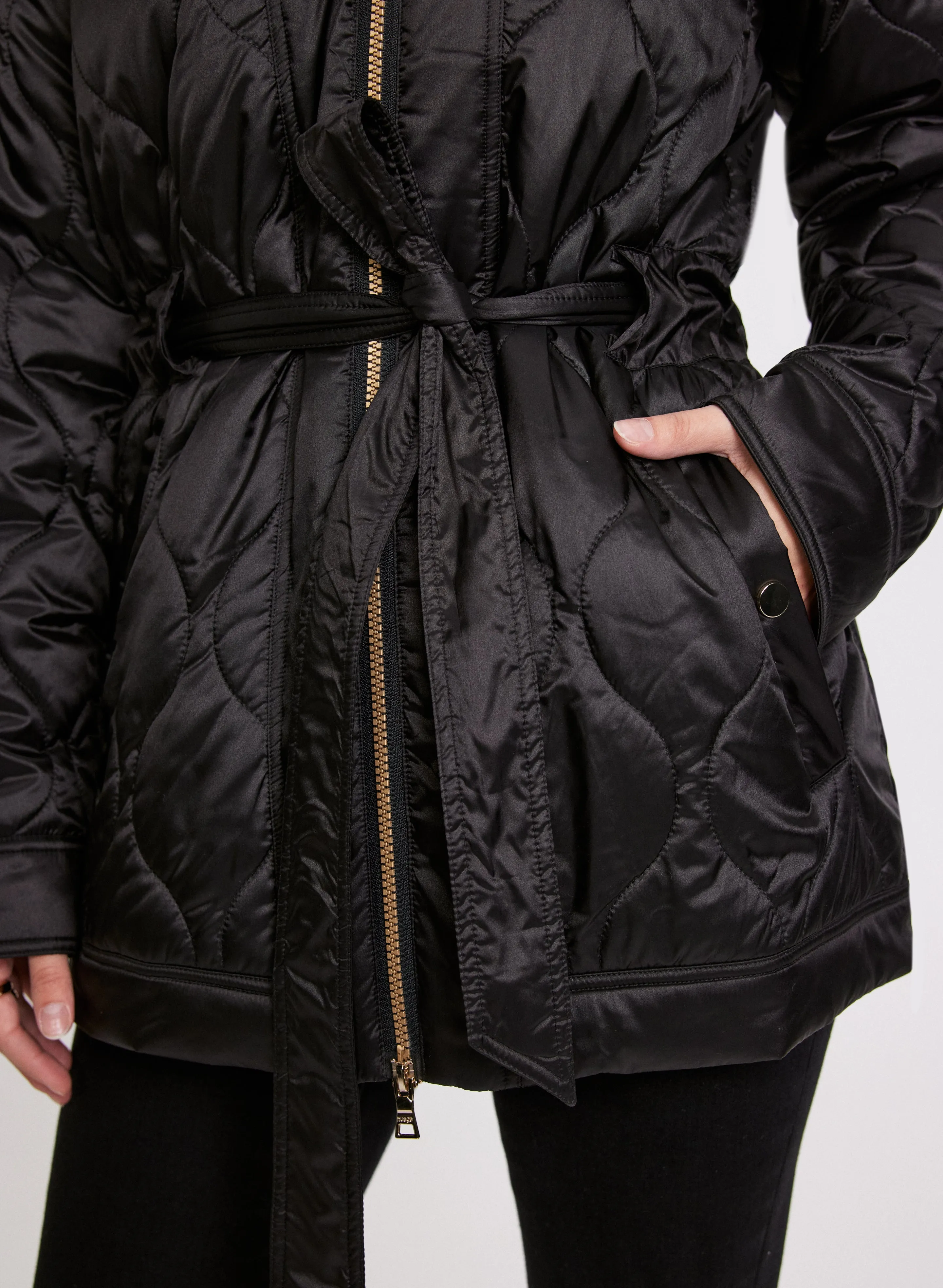 Belted Puffer Coat