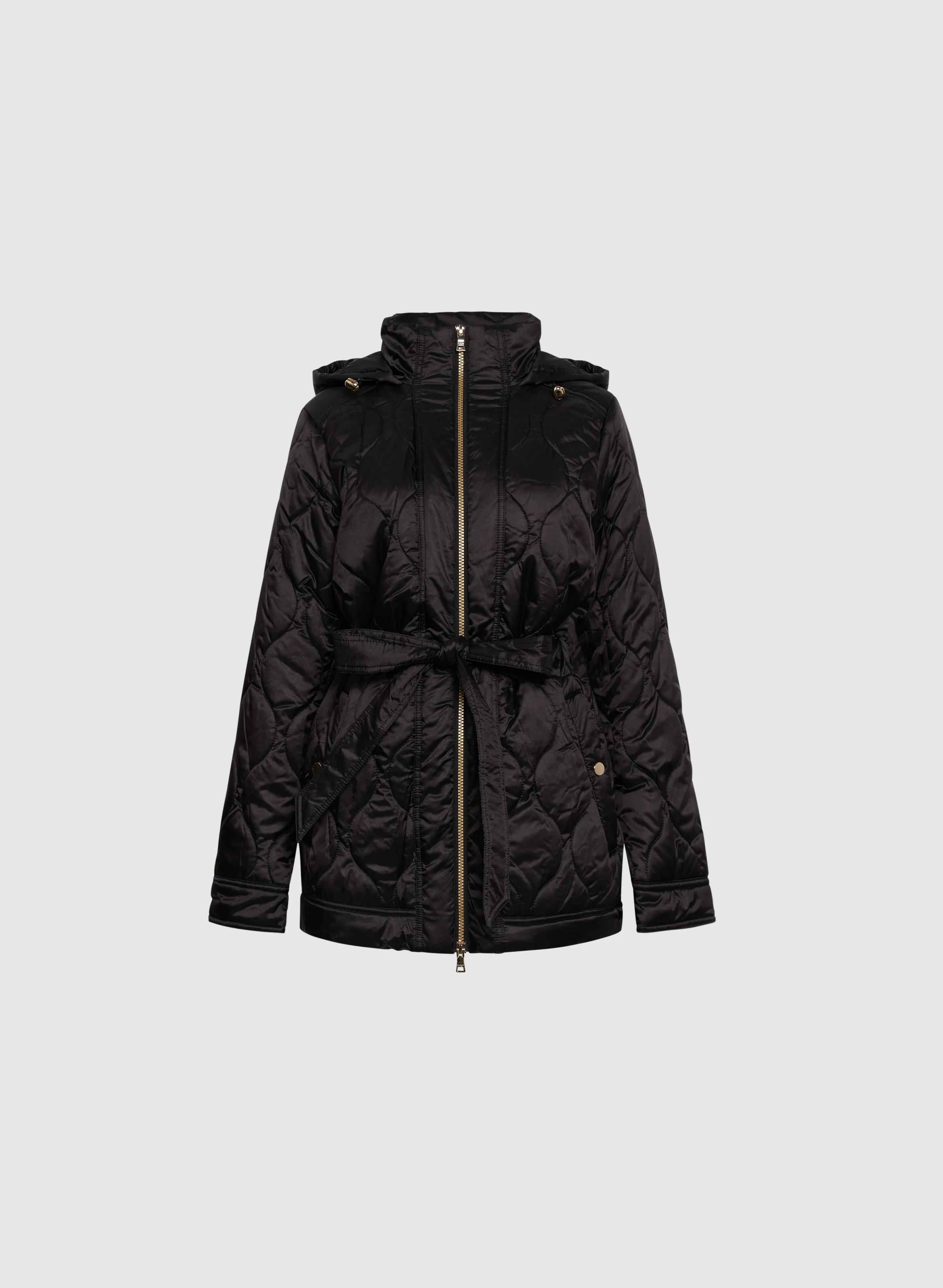 Belted Puffer Coat