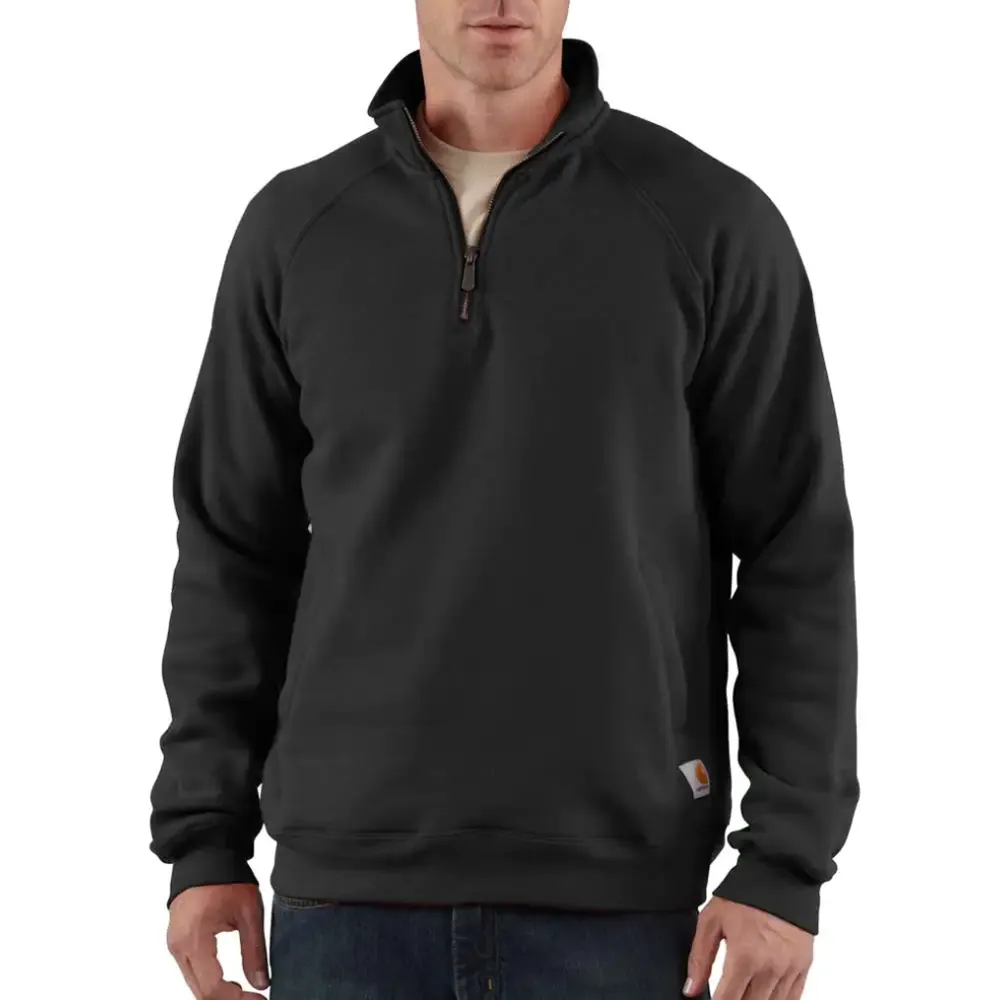 Carhartt K503 Relaxed Fit Midweight Quarter Zip Mock Neck Sweatshirt