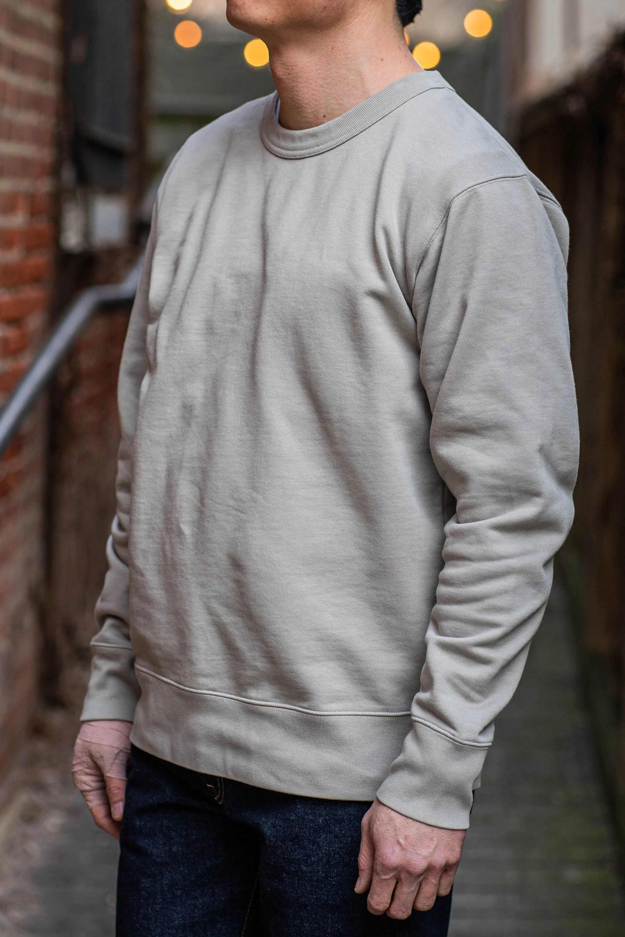 C.O.F. Studio Sweatshirt - Unbrushed Terry Cement