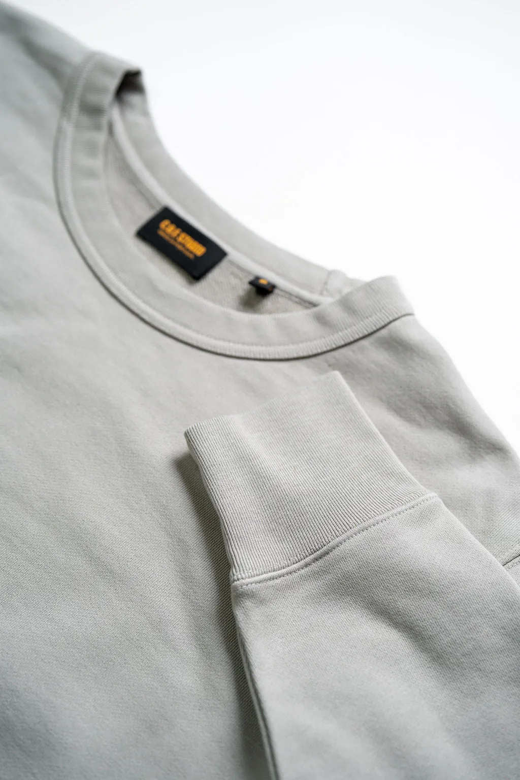 C.O.F. Studio Sweatshirt - Unbrushed Terry Cement