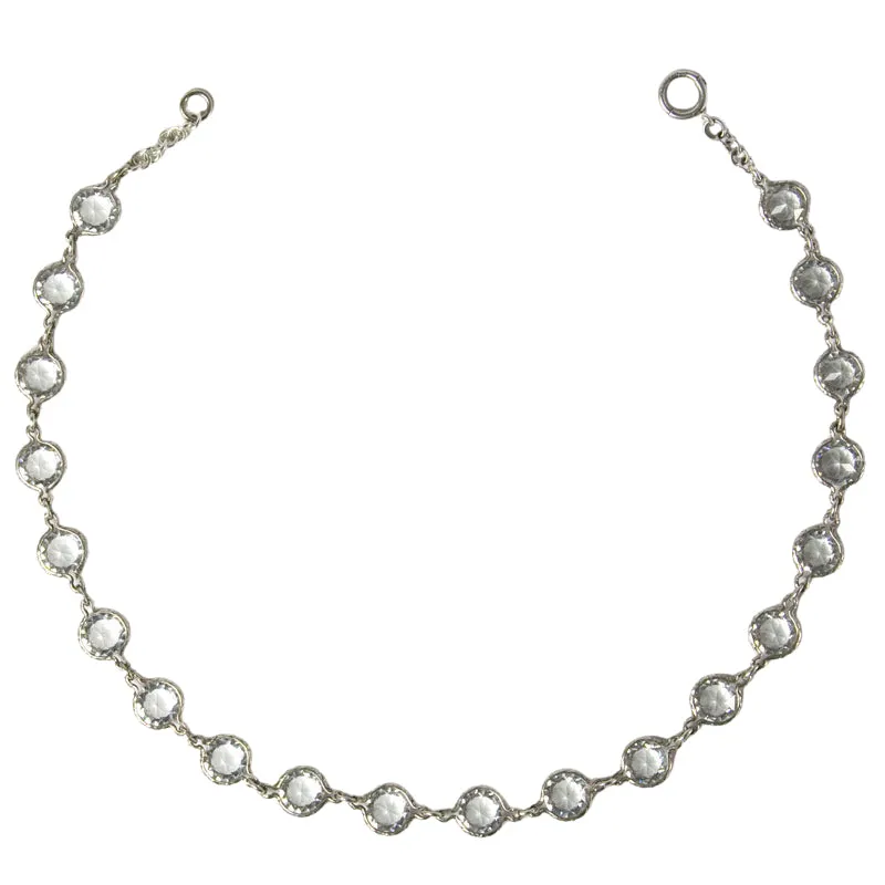 Crystal & Silver Necklace