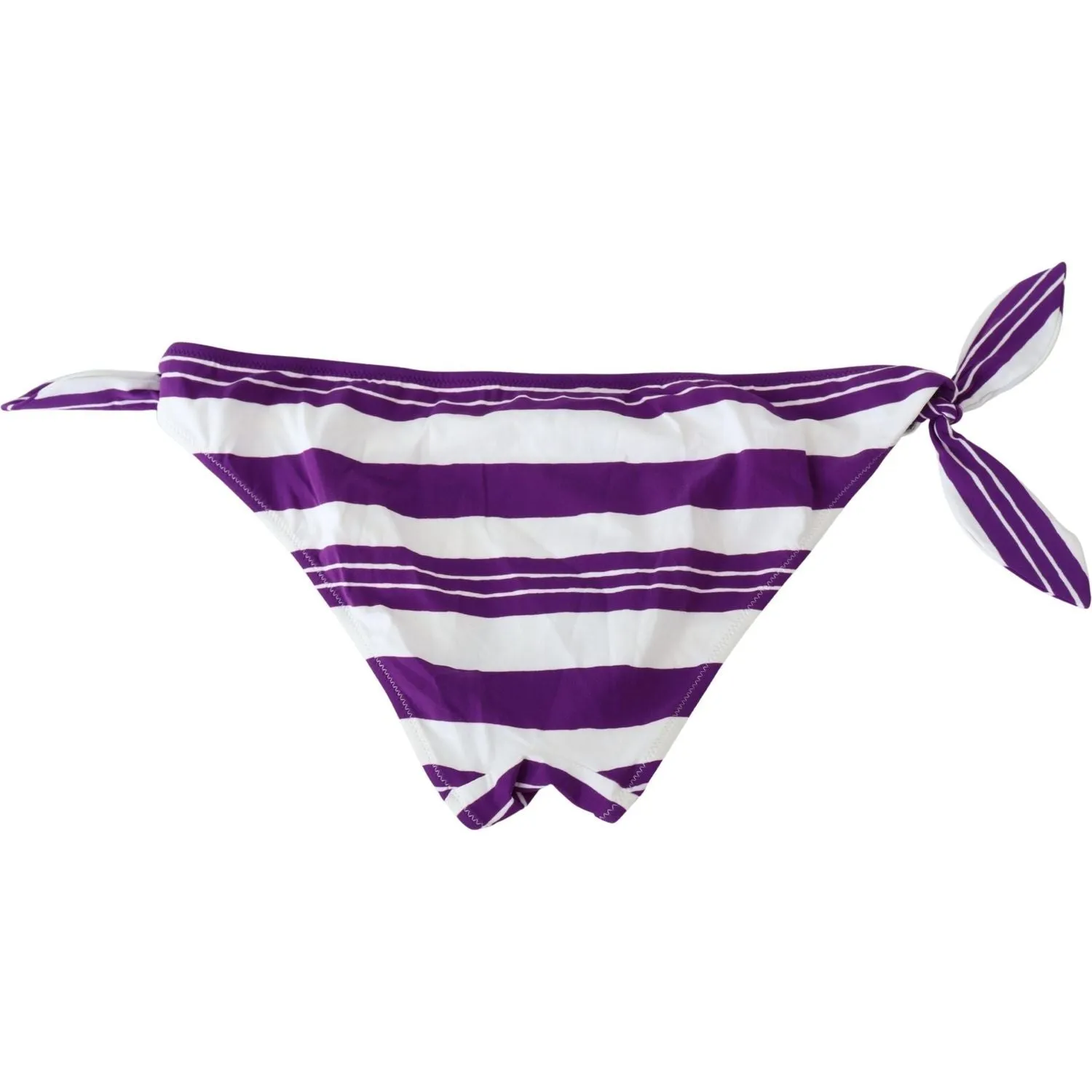 Dolce & Gabbana Chic Striped Bikini Bottom - Effortless Poolside Glamour