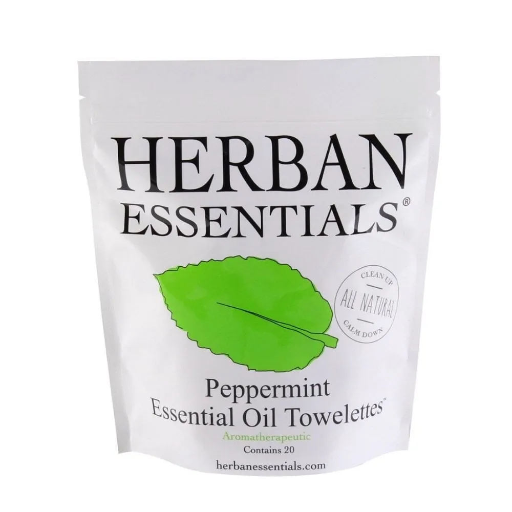 ESSENTIAL OIL TOWELETTES - PEPPERMINT X20