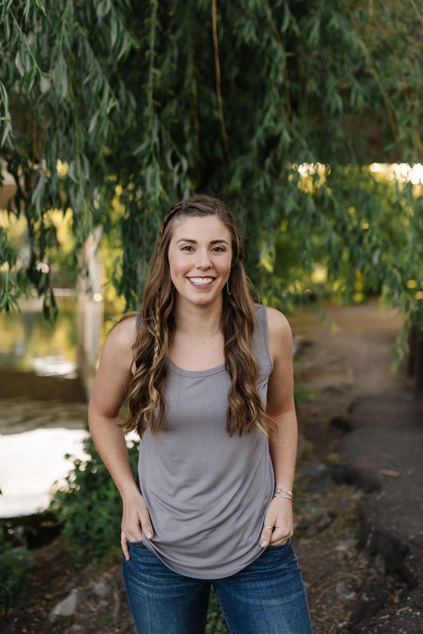 Essential Tank Top In Latte