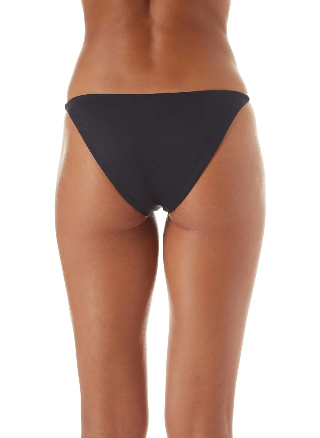 Exclusive St Tropez Black High Leg Bikini Bottom