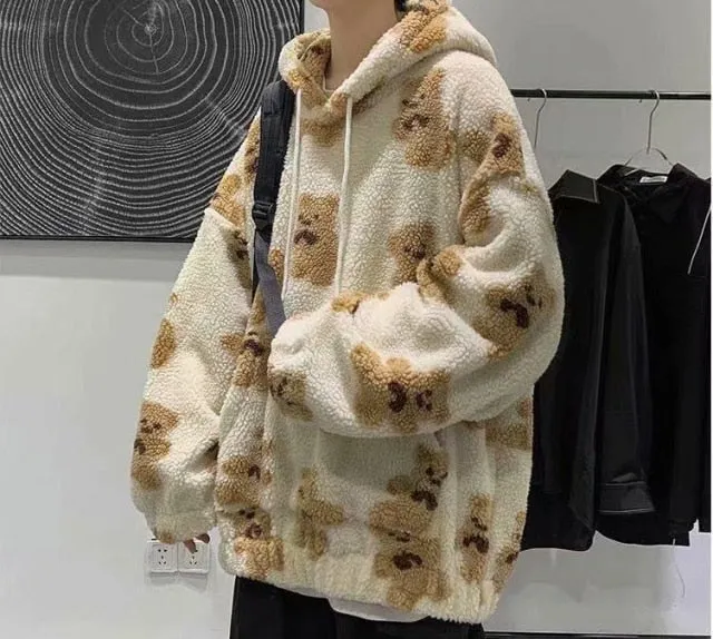 Fleece Teddy Bear Hoodie