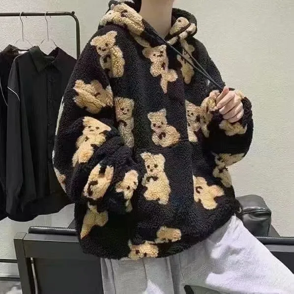 Fleece Teddy Bear Hoodie