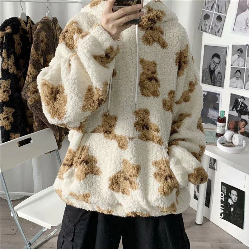 Fleece Teddy Bear Hoodie