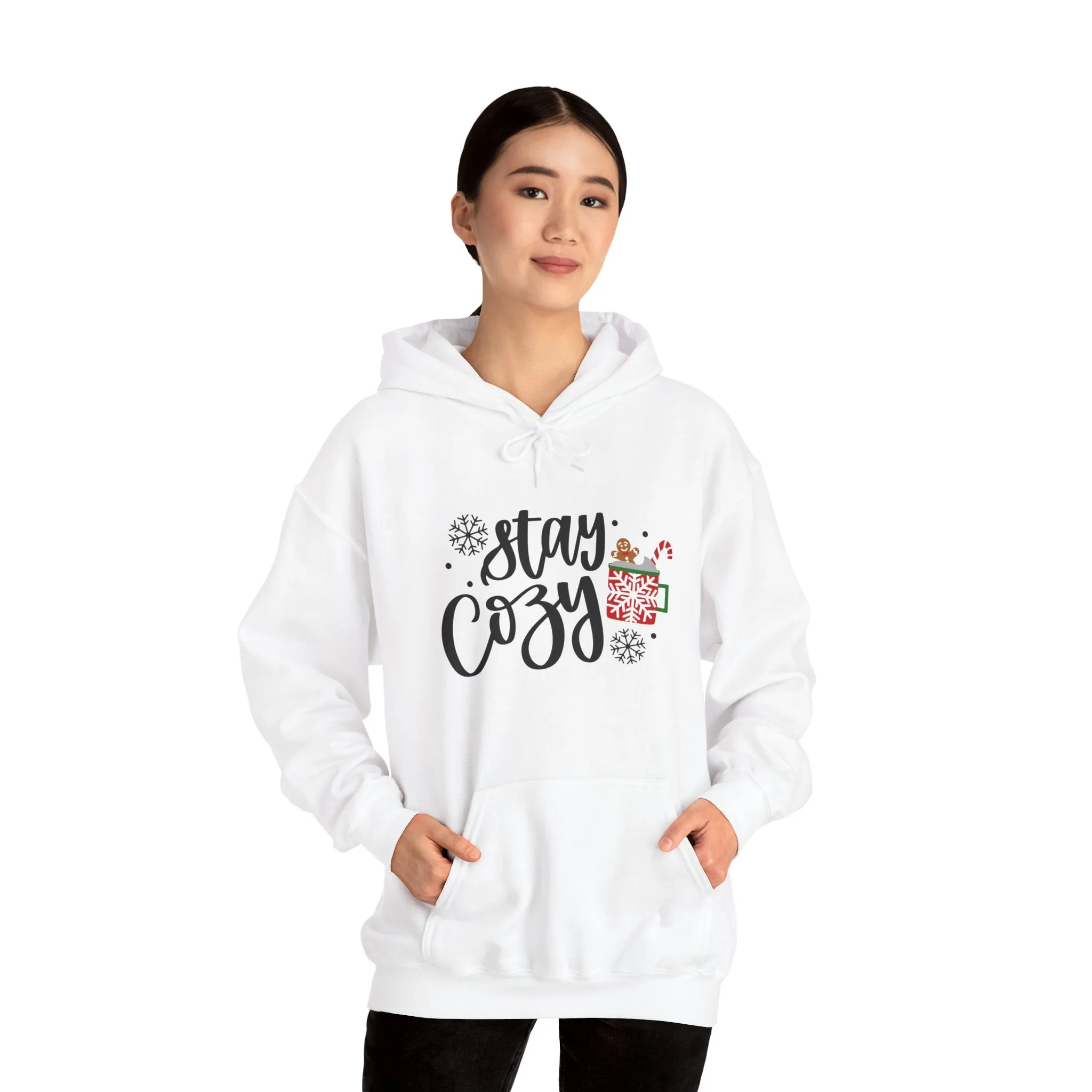 Hoodie Sweatshirt, Christmas Sweatshirt, cozy vibes sweatshirt, Stay Cozy, Winter hoodie, Christmas hoodie