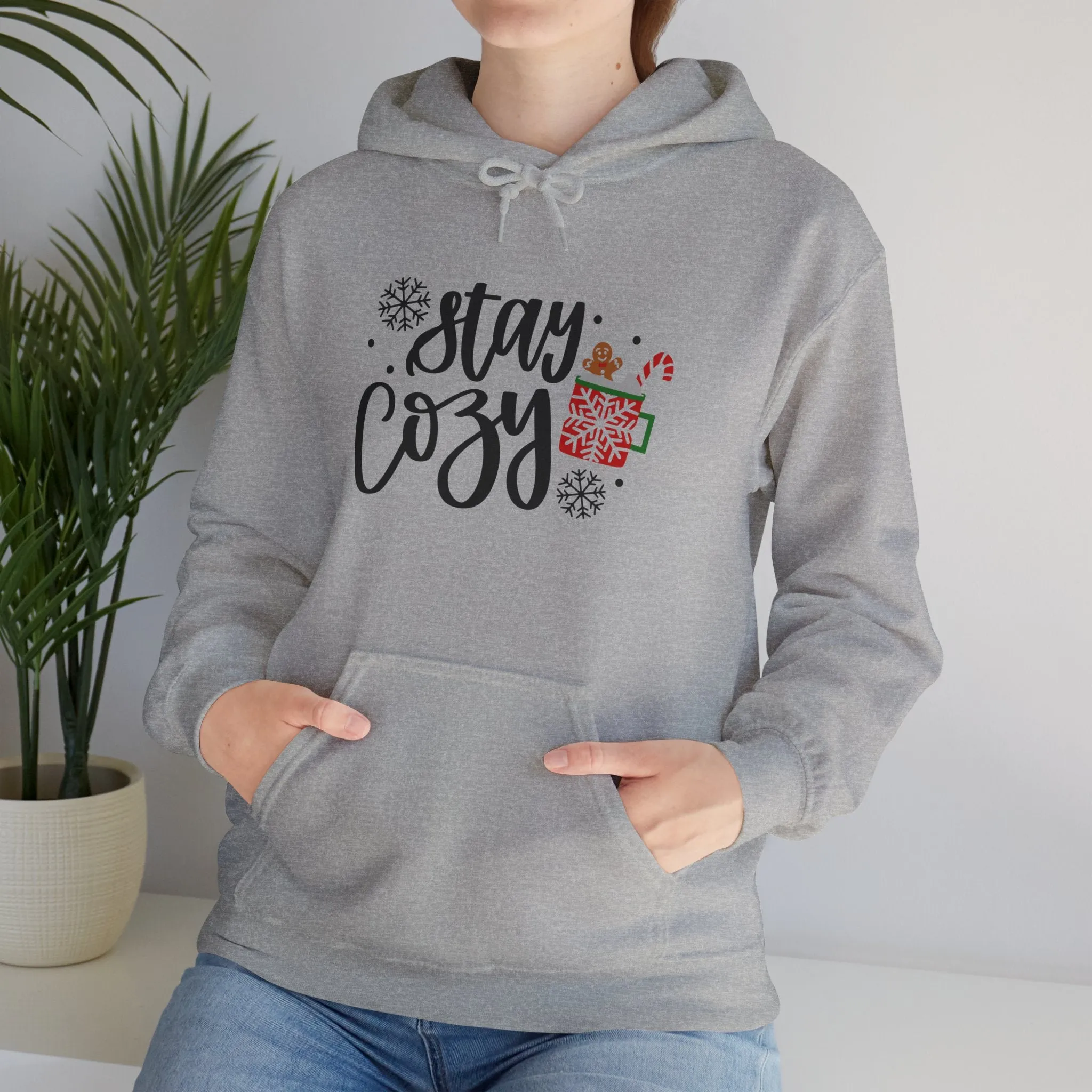 Hoodie Sweatshirt, Christmas Sweatshirt, cozy vibes sweatshirt, Stay Cozy, Winter hoodie, Christmas hoodie