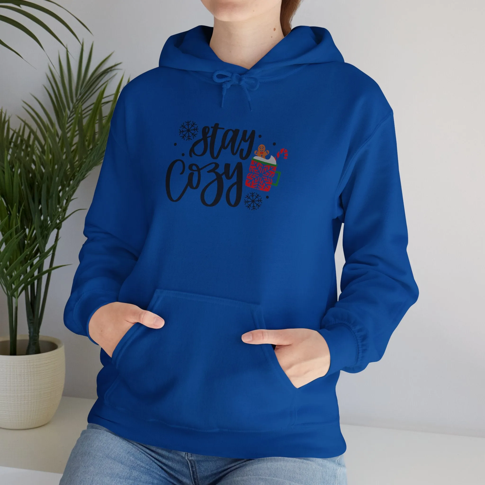 Hoodie Sweatshirt, Christmas Sweatshirt, cozy vibes sweatshirt, Stay Cozy, Winter hoodie, Christmas hoodie