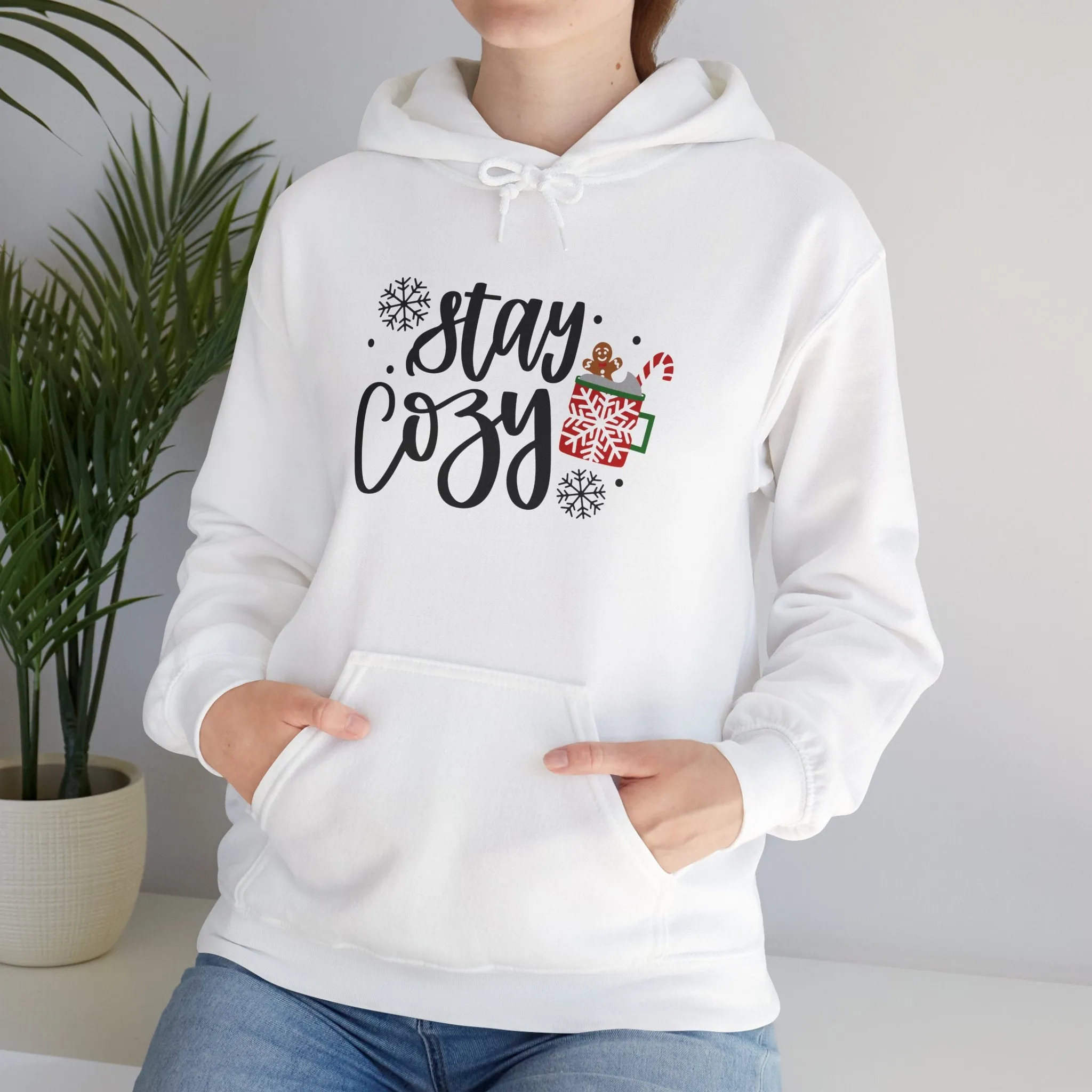 Hoodie Sweatshirt, Christmas Sweatshirt, cozy vibes sweatshirt, Stay Cozy, Winter hoodie, Christmas hoodie