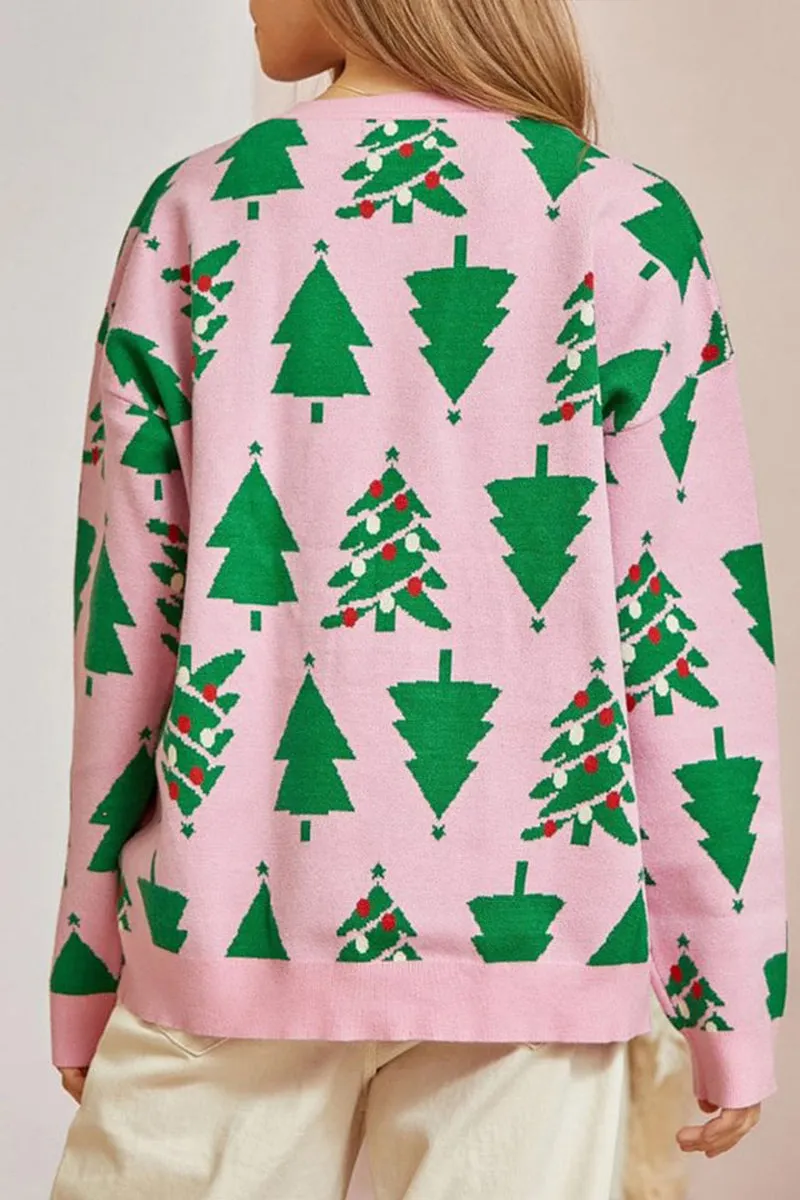 HTS1305 Festive Christmas Tree Sweater