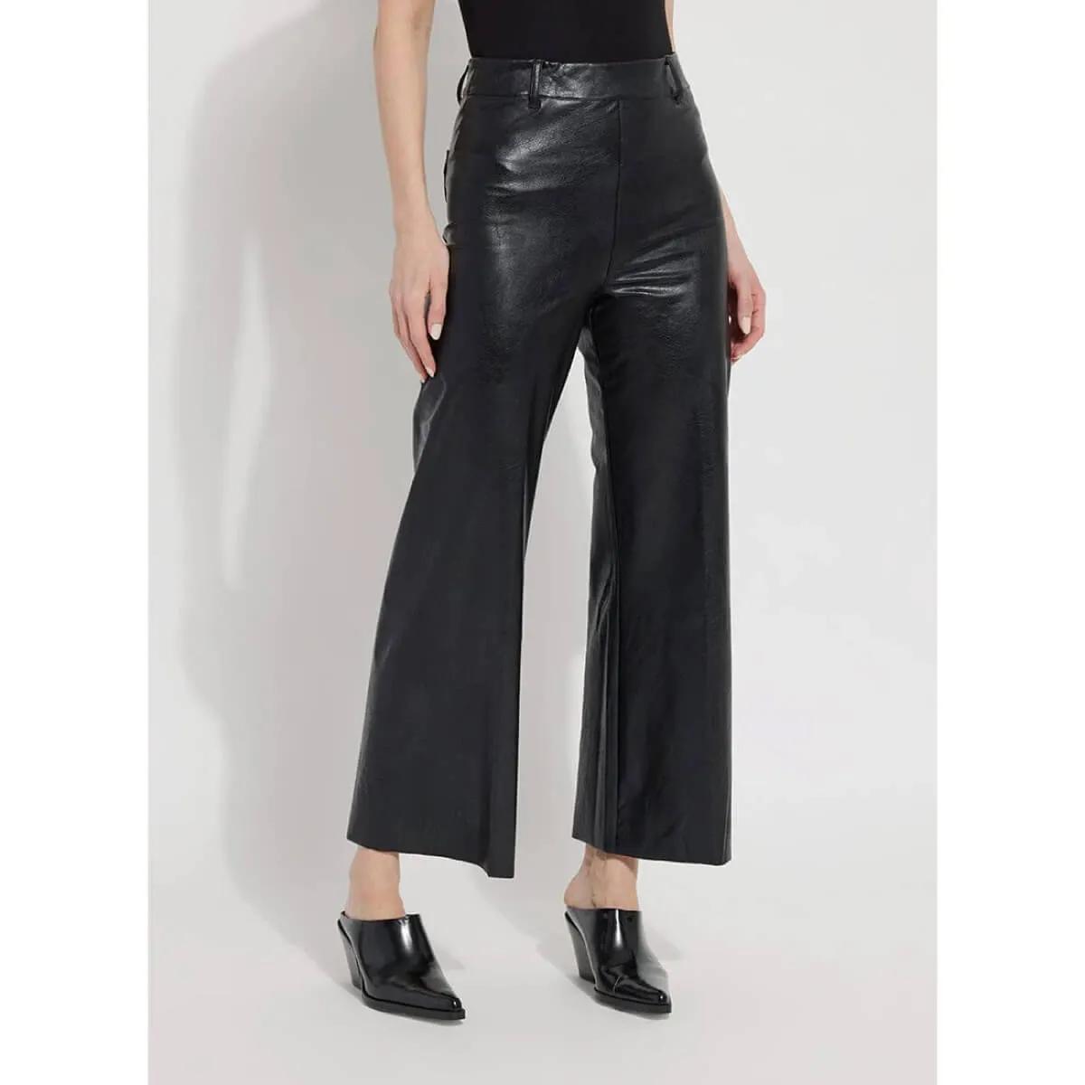 Lysse Vegan Leather Wide Leg Pant