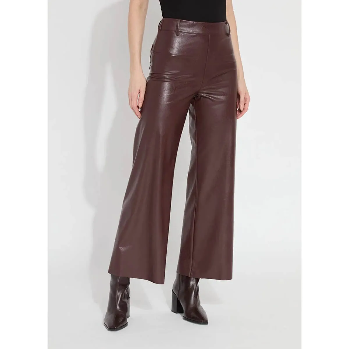 Lysse Vegan Leather Wide Leg Pant