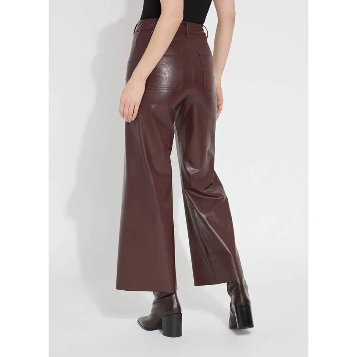 Lysse Vegan Leather Wide Leg Pant