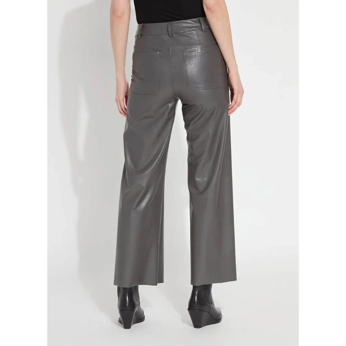 Lysse Vegan Leather Wide Leg Pant