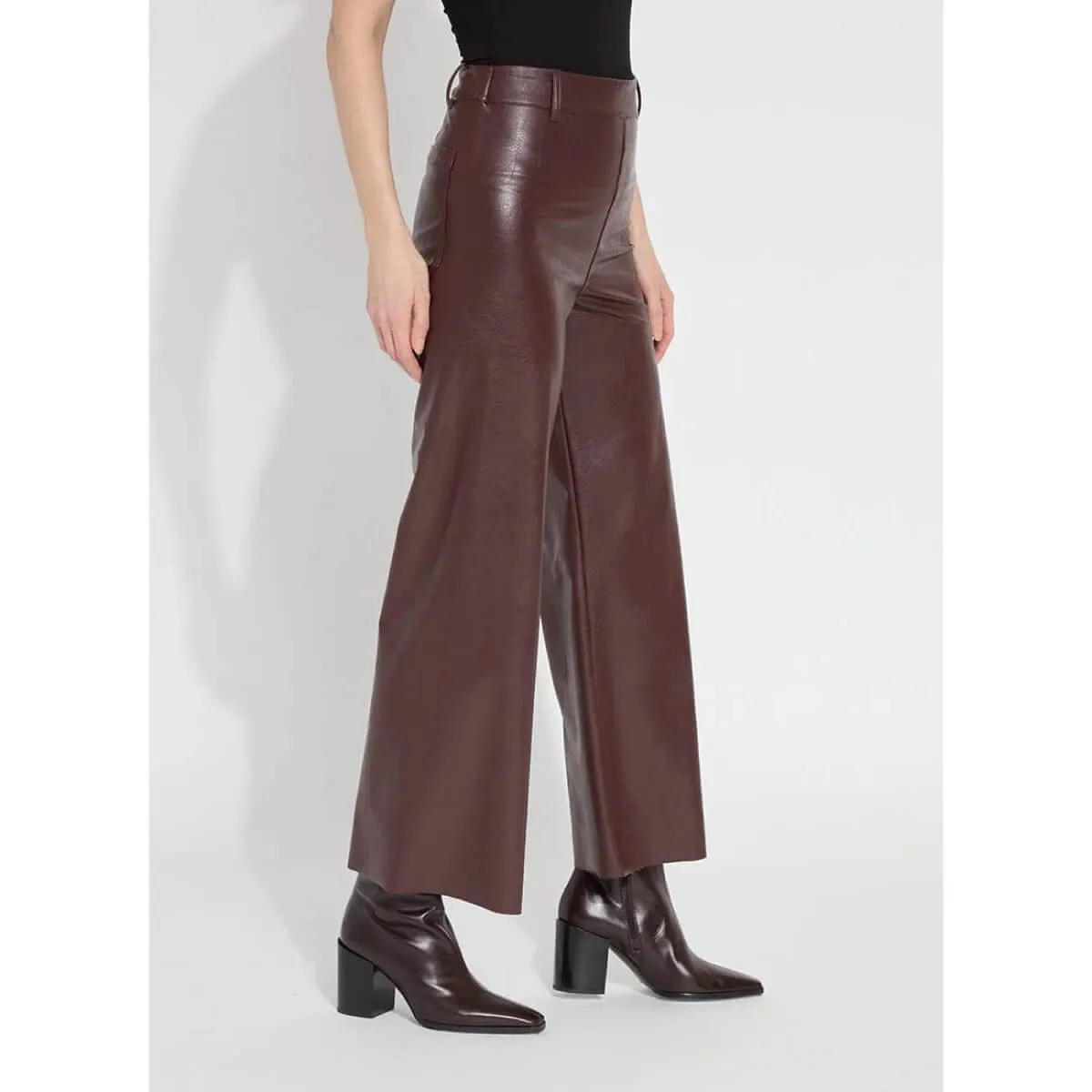 Lysse Vegan Leather Wide Leg Pant