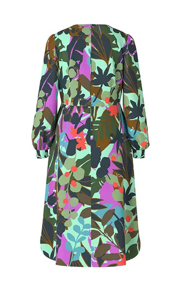 Marccain Floral Print Flowy Dress