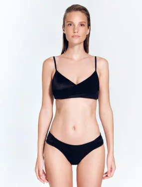 Melody Black Bikini Top