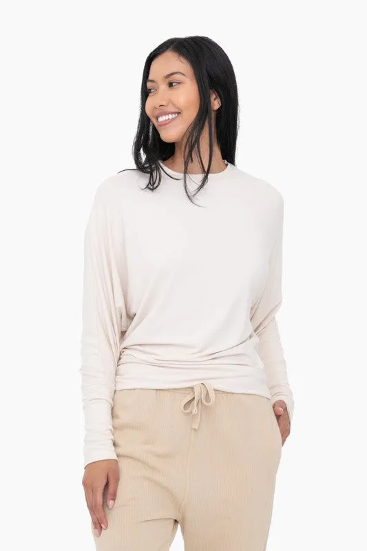 Natural Dolman Top