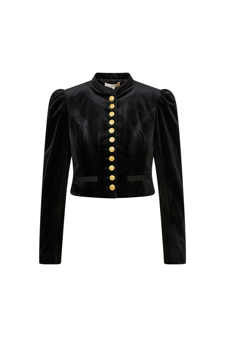 Pendine Velvet Military Jacket