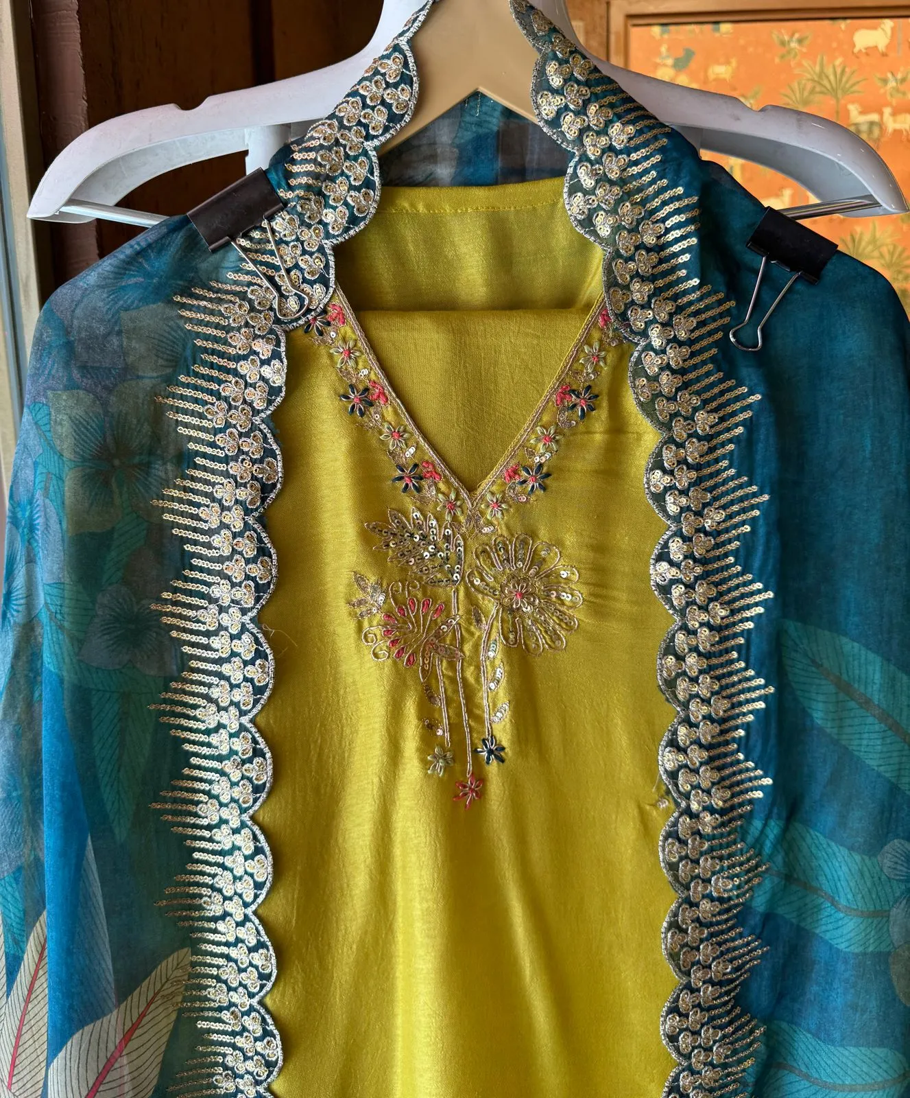 Pure silk Shirt very elegant concept with beautiful dori