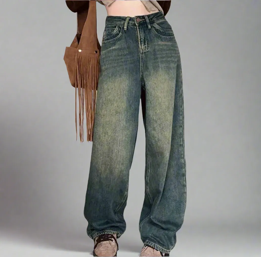 Rebel Stretch Baggy Jeans