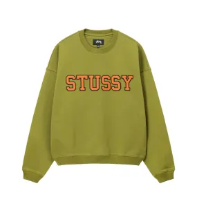 RELAXED OVERSIZED CREW / STUSSY / GREEN