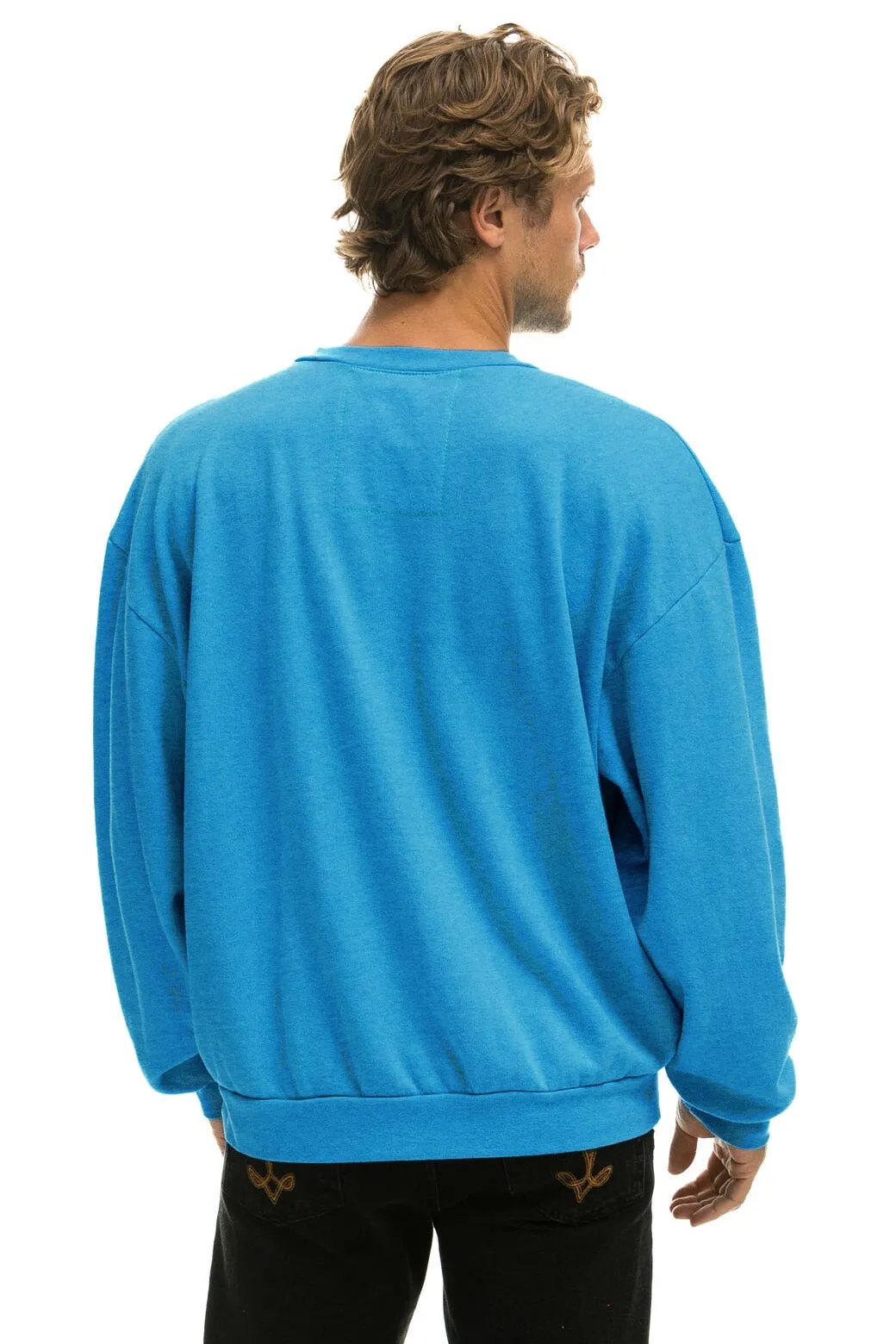 SMILEY 2 RELAXED SWEATSHIRT - OCEAN