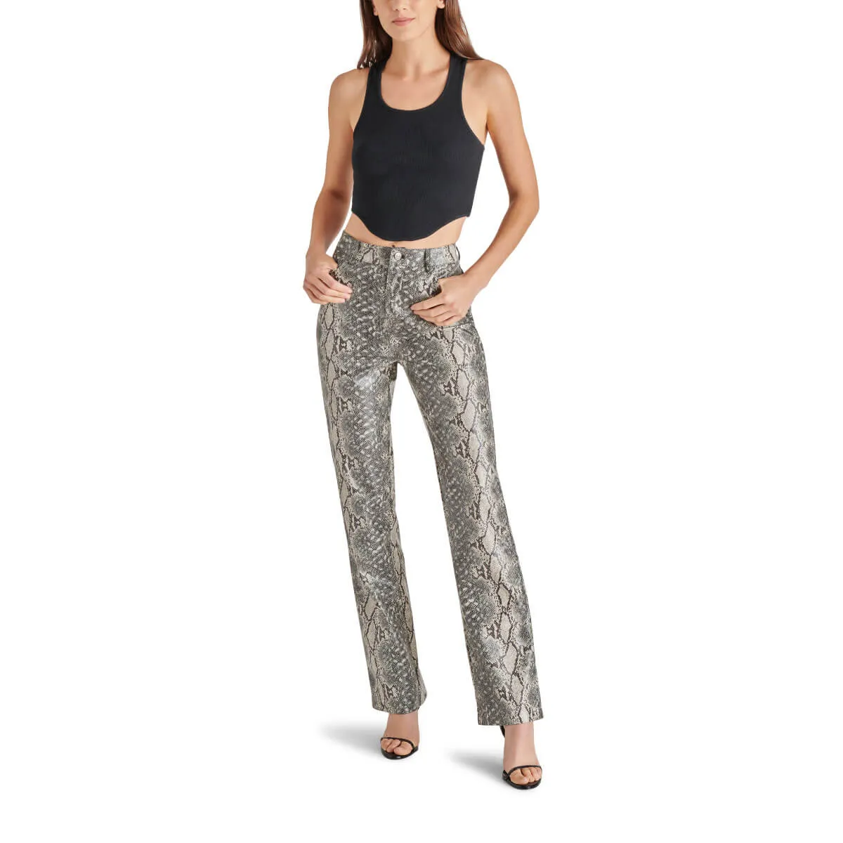 Steve Madden Loren Faux Snakeskin Pant