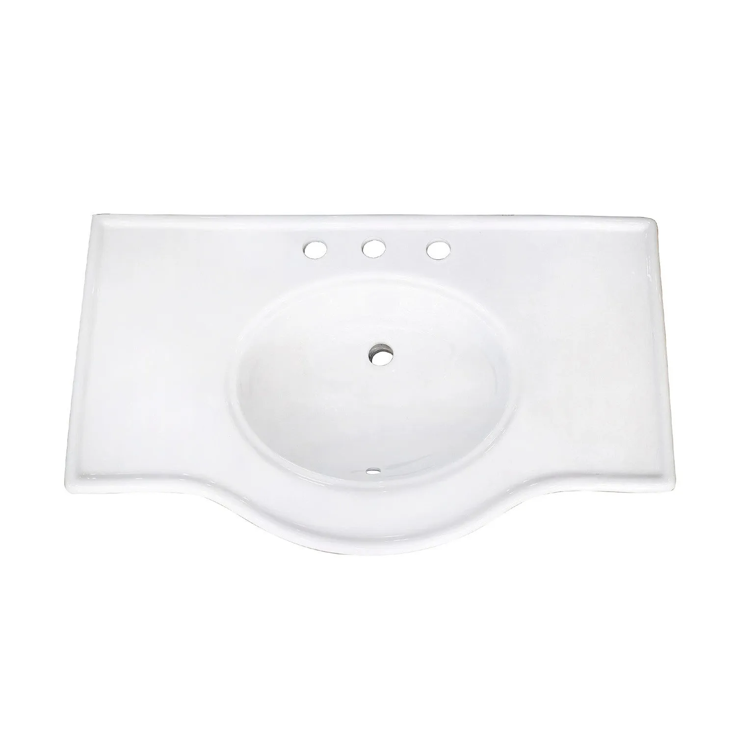 Templeton VPB1378B Console Sink Top, White