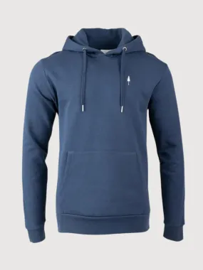 Tree Hoodie Unisex Navy In Organic Cotton | Nikin