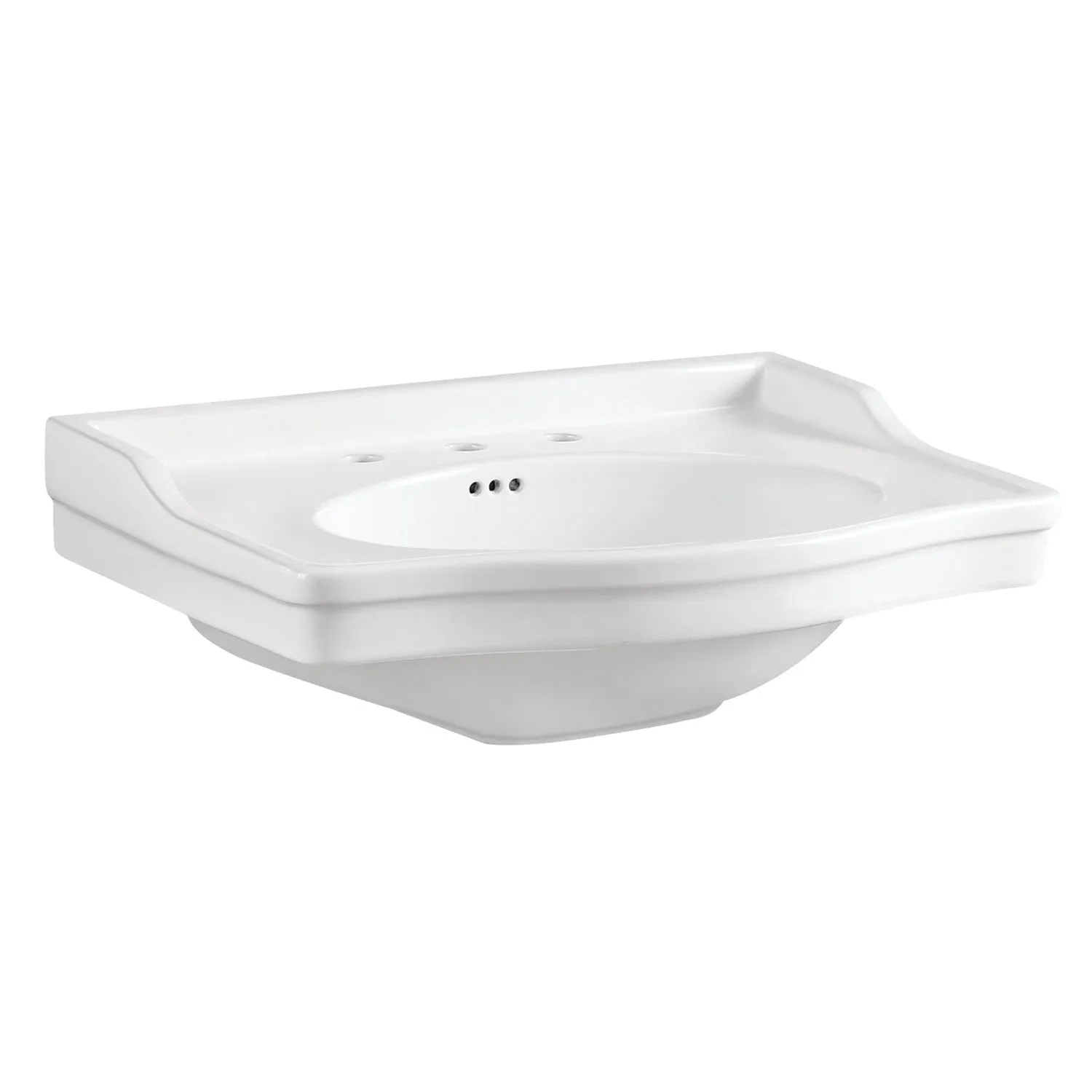 Victorian VPB3308B Console Sink Top, White